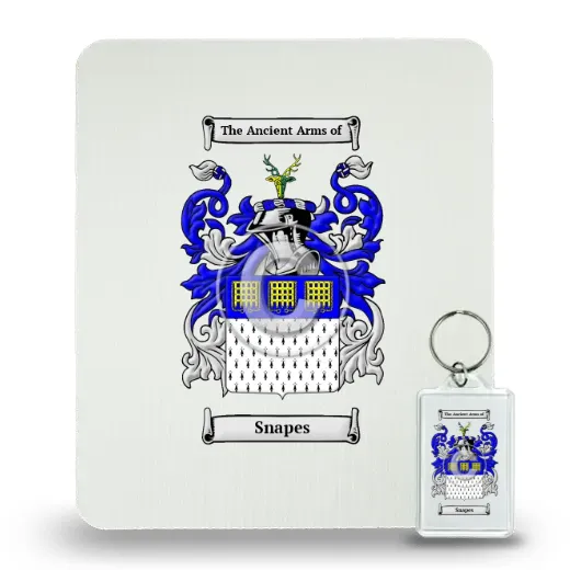 Snapes Mouse Pad and Keychain Combo Package