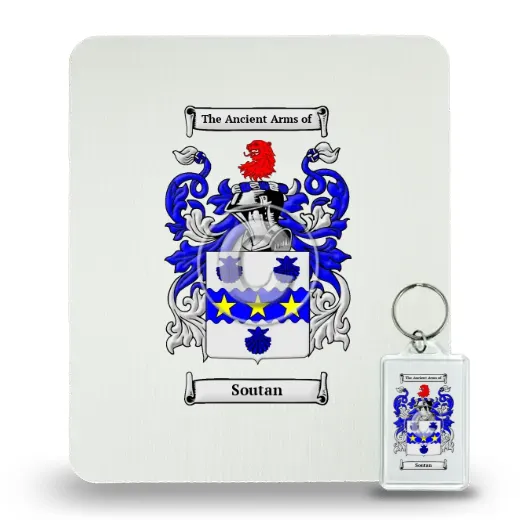 Soutan Mouse Pad and Keychain Combo Package