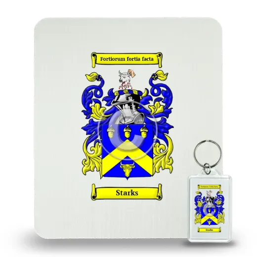 Starks Mouse Pad and Keychain Combo Package