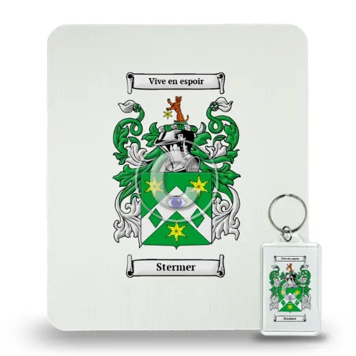 Stermer Mouse Pad and Keychain Combo Package