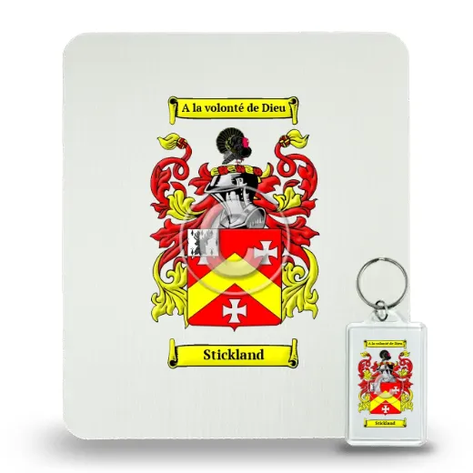 Stickland Mouse Pad and Keychain Combo Package
