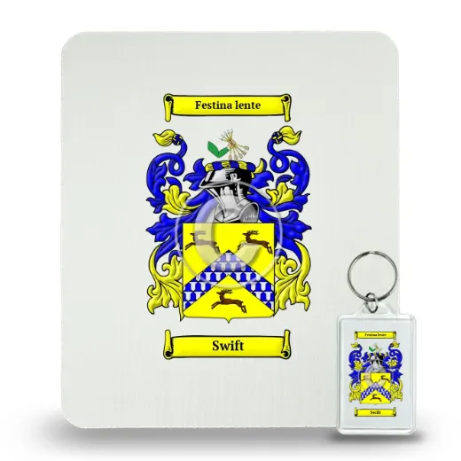 Swift Mouse Pad and Keychain Combo Package