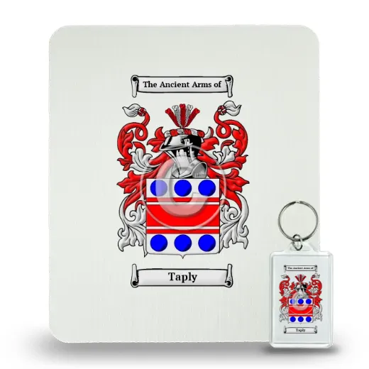 Taply Mouse Pad and Keychain Combo Package