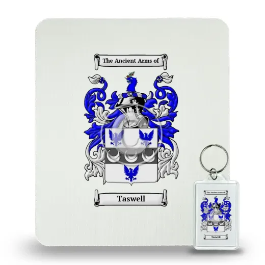 Taswell Mouse Pad and Keychain Combo Package