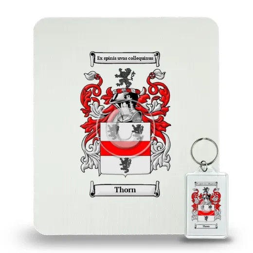 Thorn Mouse Pad and Keychain Combo Package