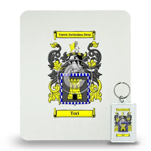 Tori Mouse Pad and Keychain Combo Package