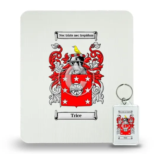 Trice Mouse Pad and Keychain Combo Package
