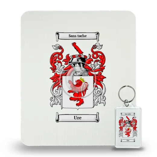 Ure Mouse Pad and Keychain Combo Package