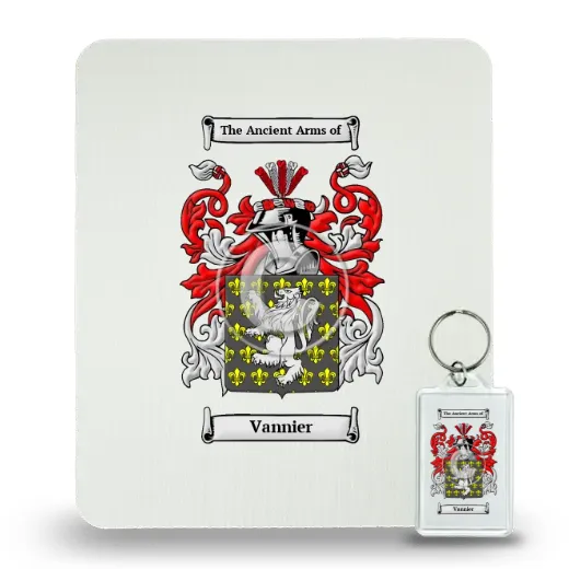 Vannier Mouse Pad and Keychain Combo Package