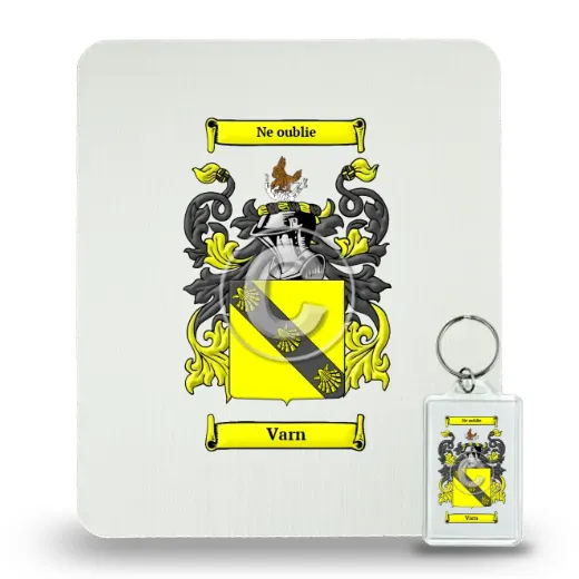 Varn Mouse Pad and Keychain Combo Package