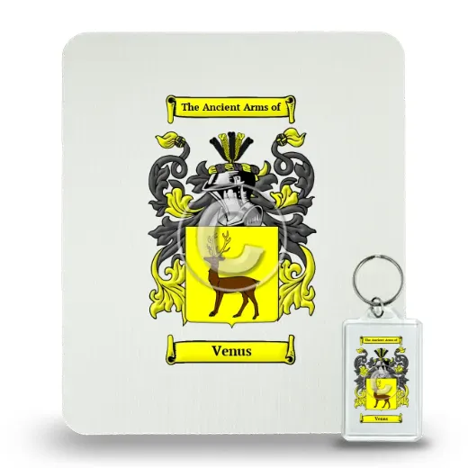 Venus Mouse Pad and Keychain Combo Package