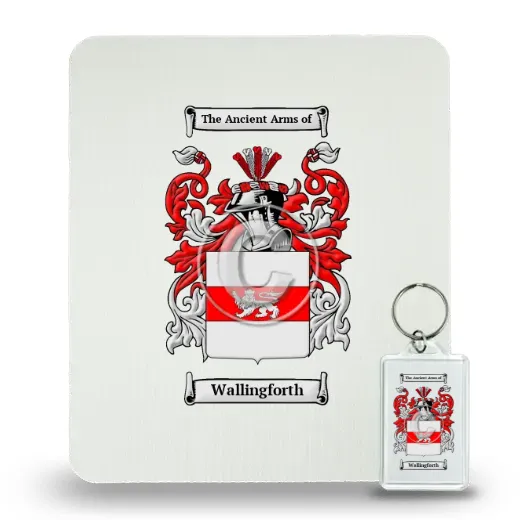 Wallingforth Mouse Pad and Keychain Combo Package