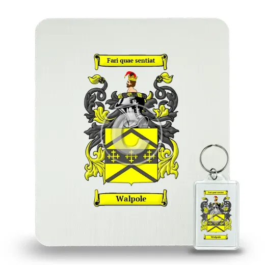 Walpole Mouse Pad and Keychain Combo Package