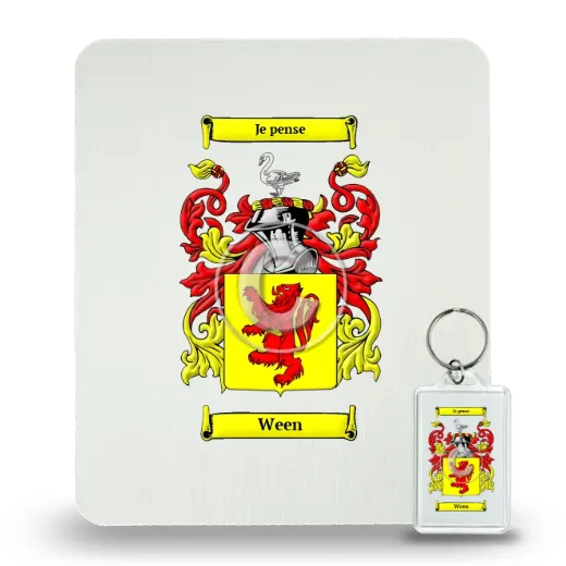 Ween Mouse Pad and Keychain Combo Package