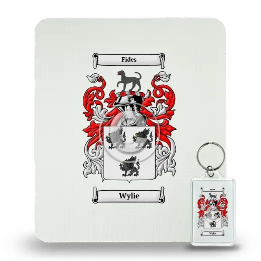 Wylie Mouse Pad and Keychain Combo Package