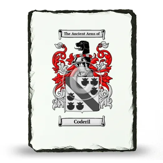 Coderil Coat of Arms Slate