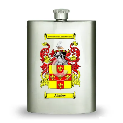 Ainsley Stainless Steel Hip Flask