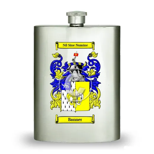 Banner Stainless Steel Hip Flask