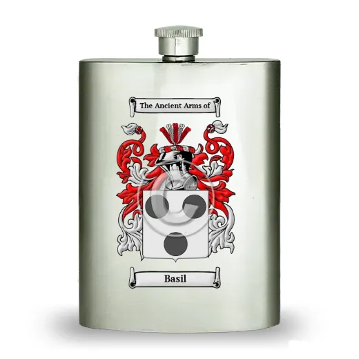 Basil Stainless Steel Hip Flask