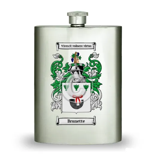 Brunette Stainless Steel Hip Flask
