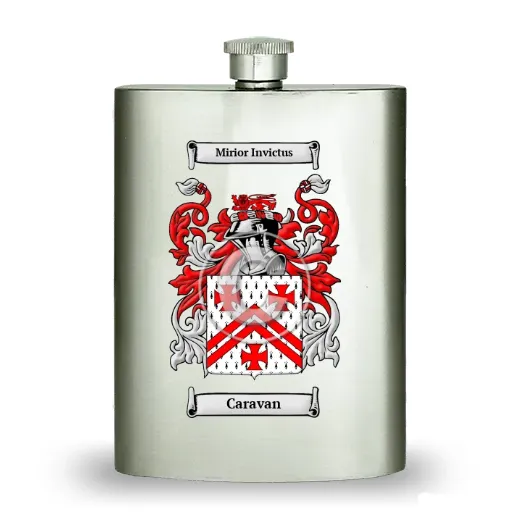 Caravan Stainless Steel Hip Flask