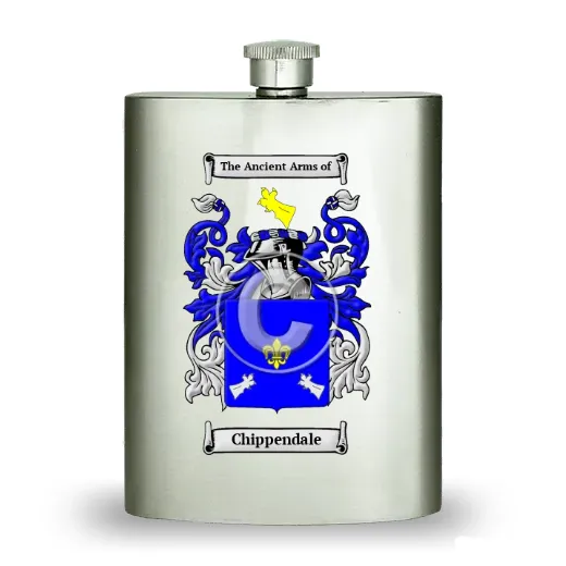 Chippendale Stainless Steel Hip Flask