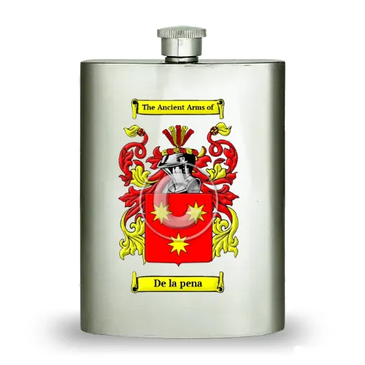 De la pena Stainless Steel Hip Flask