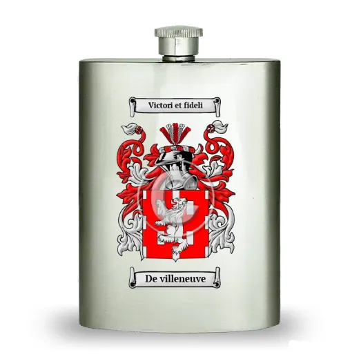 De villeneuve Stainless Steel Hip Flask