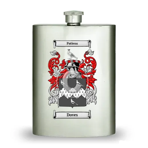 Doves Stainless Steel Hip Flask