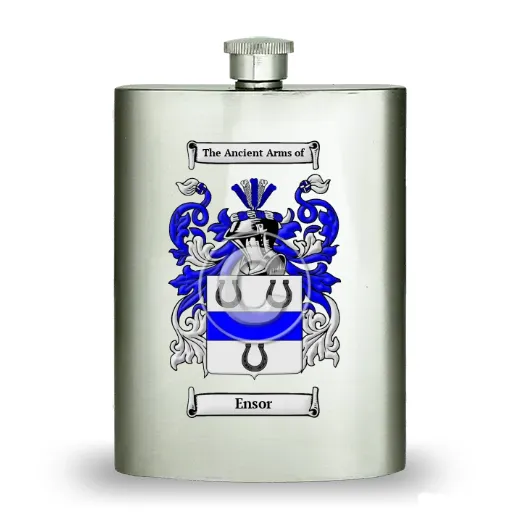 Ensor Stainless Steel Hip Flask