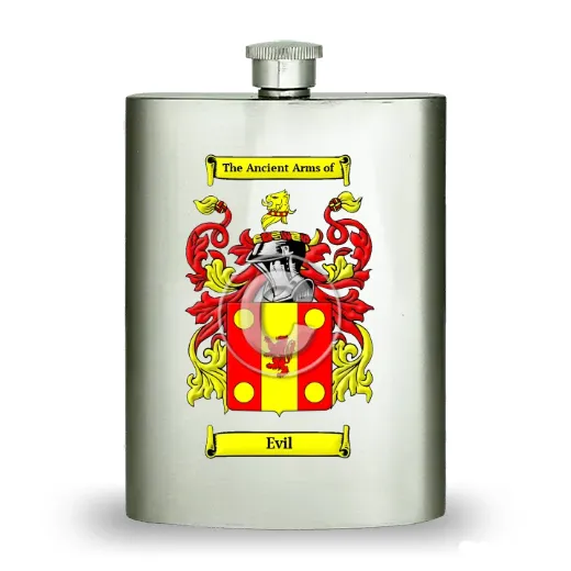 Evil Stainless Steel Hip Flask