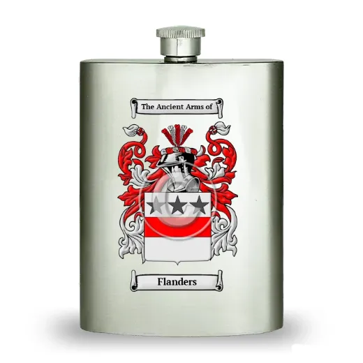 Flanders Stainless Steel Hip Flask