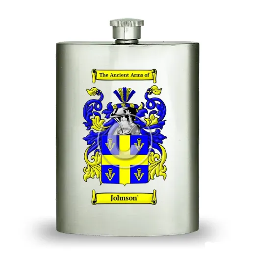 Johnson' Stainless Steel Hip Flask