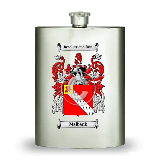 Malbank Stainless Steel Hip Flask