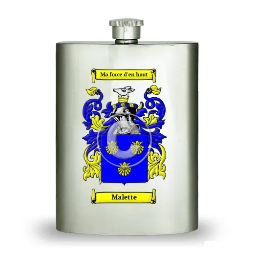 Malette Stainless Steel Hip Flask