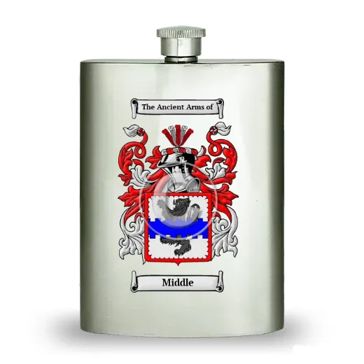 Middle Stainless Steel Hip Flask