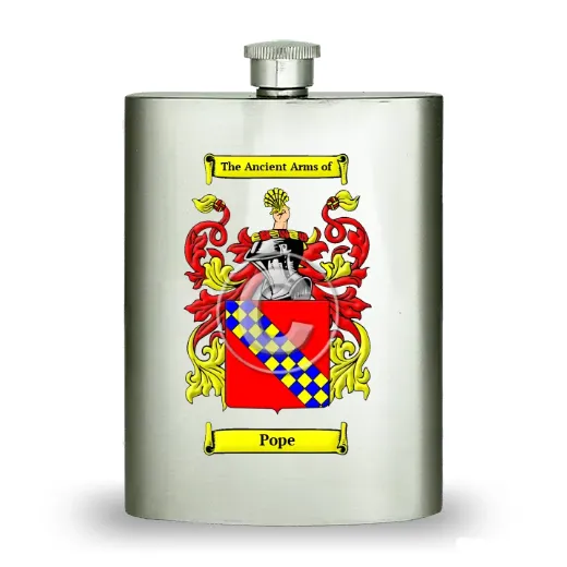 Pope Stainless Steel Hip Flask