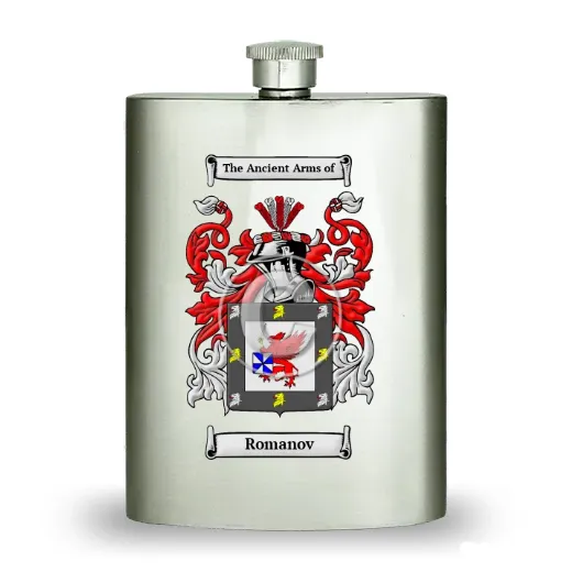 Romanov Stainless Steel Hip Flask