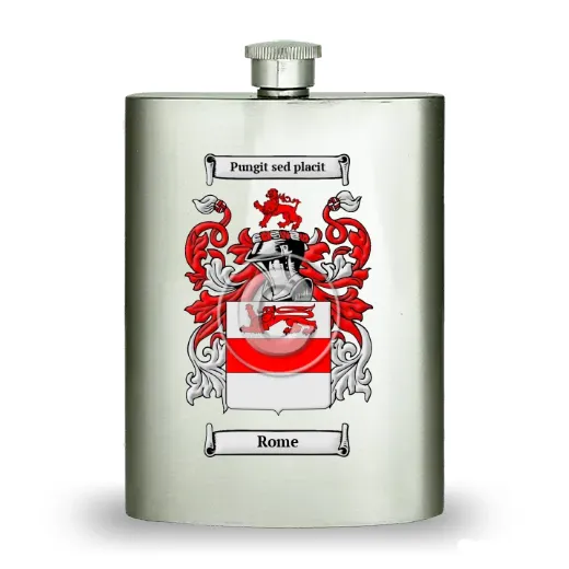 Rome Stainless Steel Hip Flask