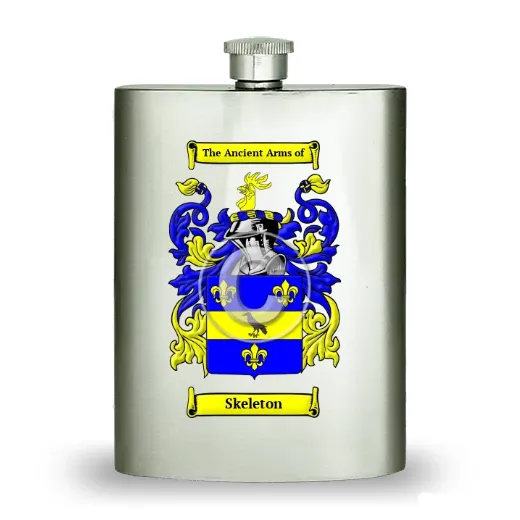 Skeleton Stainless Steel Hip Flask
