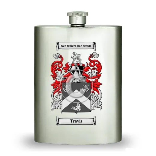 Travis Stainless Steel Hip Flask