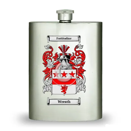 Wreath Stainless Steel Hip Flask