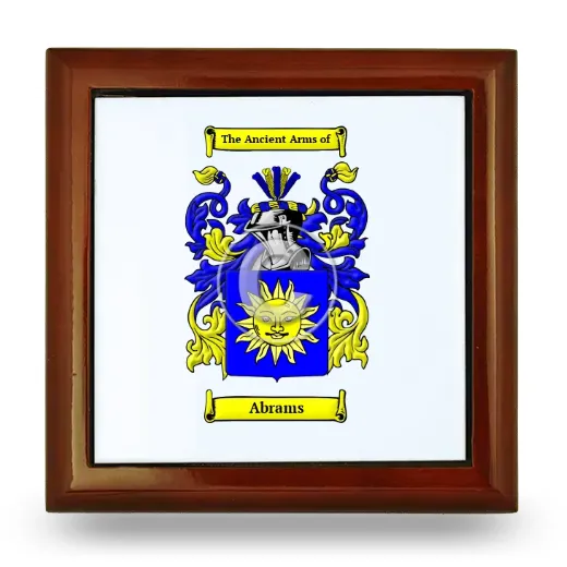 Abrams Wooden Jewelry Box