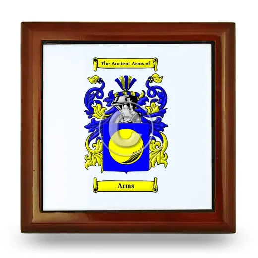 Arms Wooden Jewelry Box