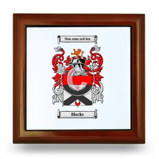 Blacks Wooden Jewelry Box