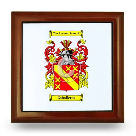 Caballeros Wooden Jewelry Box