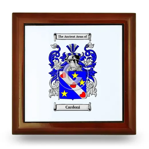 Cardoni Wooden Jewelry Box