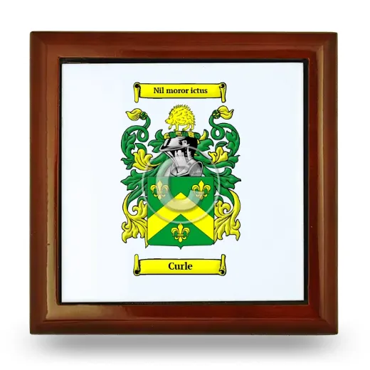 Curle Wooden Jewelry Box