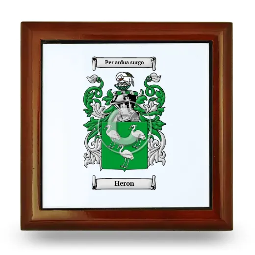 Heron Wooden Jewelry Box