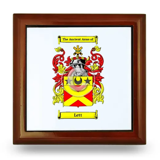 Lett Wooden Jewelry Box